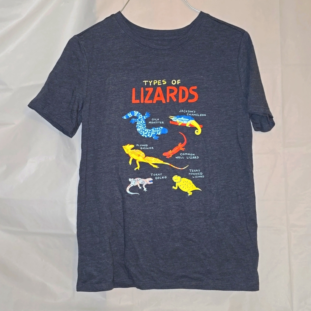 Cat & Jack Boys Graphic Lizard Tee L (12-14)